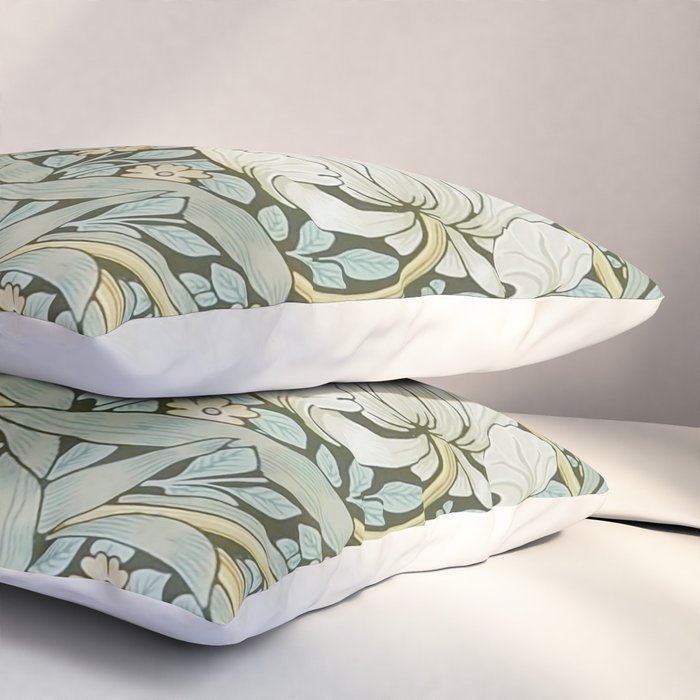 William Morris - Pimpernel Art Print, Vintage Museum Exhibition Art, Botanical Floral Pattern Pillow Sham Gallery Image 3