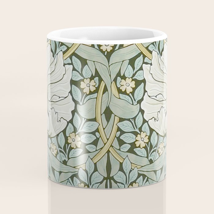 William Morris - Pimpernel Art Print, Vintage Museum Exhibition Art, Botanical Floral Pattern Coffee Mug Gallery Image 4