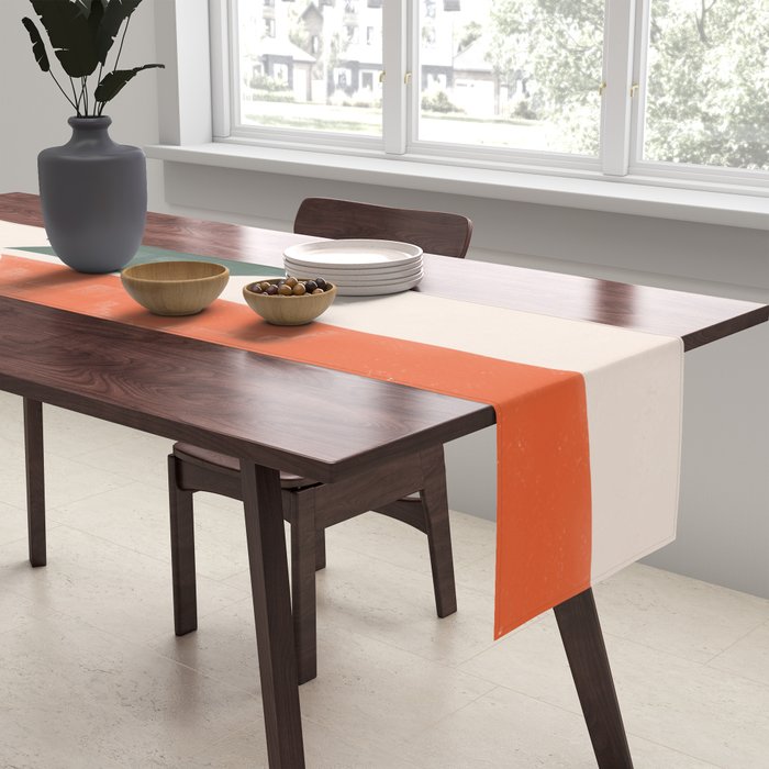 Peach angles balance Table Runner Gallery Image 2