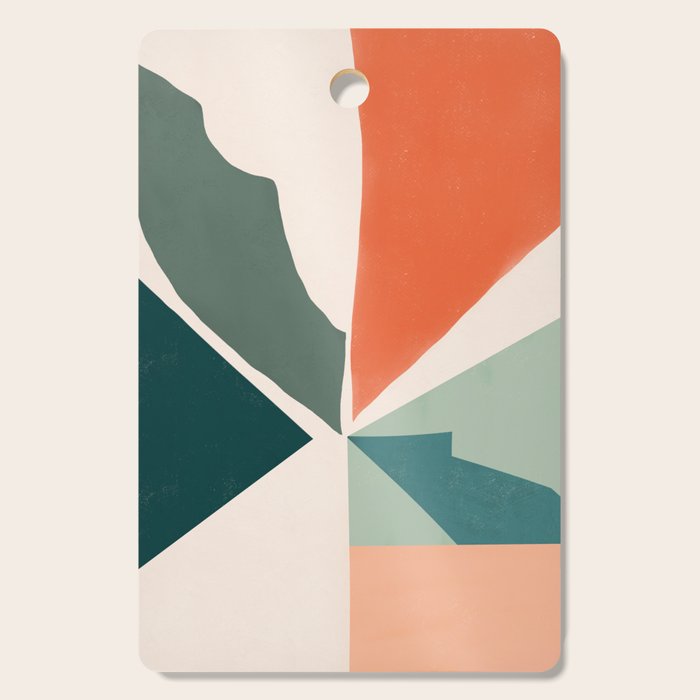 Peach angles balance Cutting Board Gallery Image 1