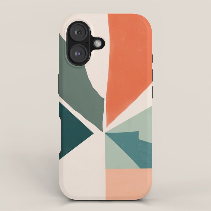 Peach angles balance iPhone Case Gallery Image 1