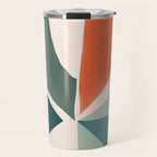 Peach angles balance Travel Mug Gallery Image 1