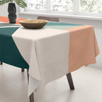 Peach angles balance Tablecloth Gallery Image 3