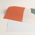 Peach angles balance Wrapping Paper Gallery Image 2