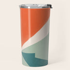 Peach angles balance Travel Mug Gallery Image 2