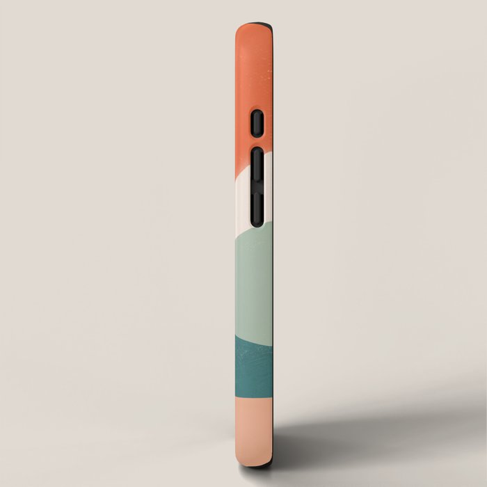 Peach angles balance iPhone Case Gallery Image 2