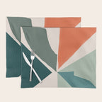 Peach angles balance Placemat Gallery Image 1