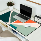 Peach angles balance Desk Mat Gallery Image 2