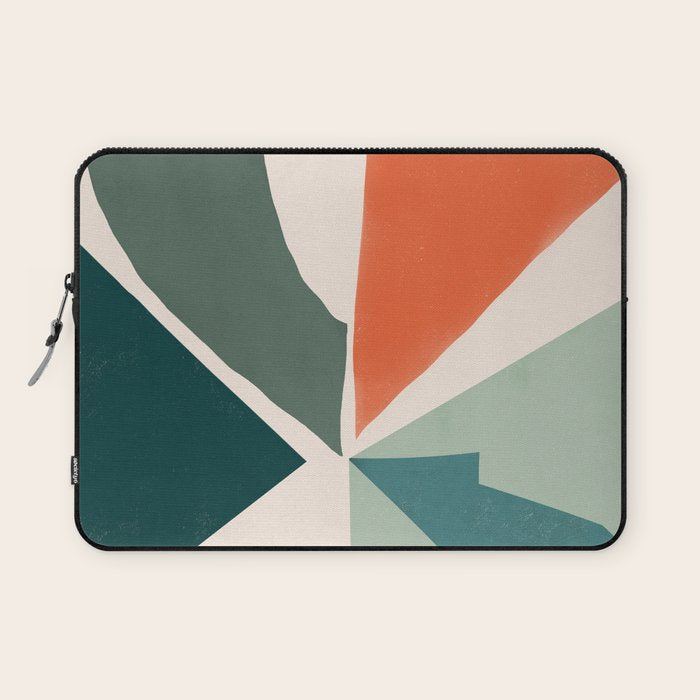 Peach angles balance Laptop Sleeve Gallery Image 1