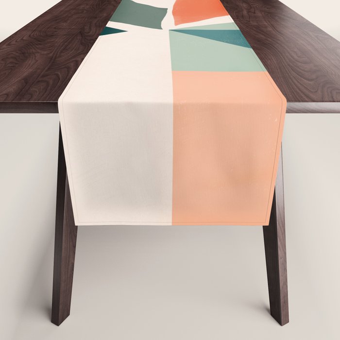 Peach angles balance Table Runner Gallery Image 1
