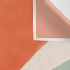 Peach angles balance Wall Tapestry Gallery Image 3