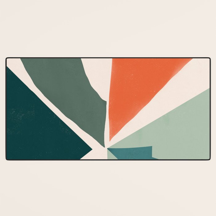 Peach angles balance Desk Mat Gallery Image 3