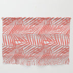 Palm Fronds in Living Coral Wall Hanging Gallery Image 1