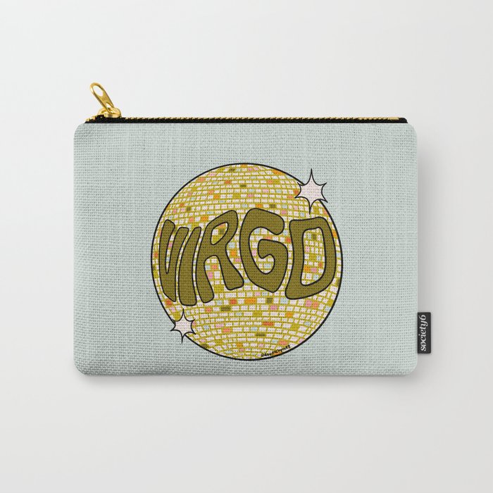 Virgo Disco Ball Carry All Pouch Gallery Image 1