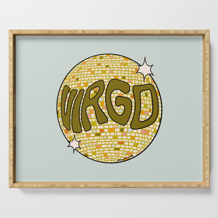 Virgo Disco Ball Serving Tray Gallery Image 1