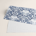 Neptune's joy blue damask reworked Wrapping Paper Gallery Image 2