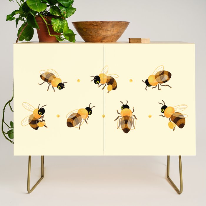 Honey bees Credenza Gallery Image 1
