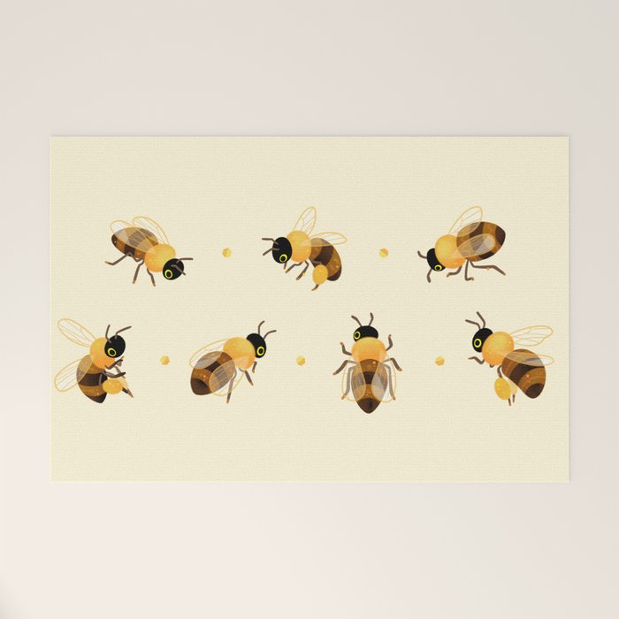 Honey bees Welcome Mat Gallery Image 1