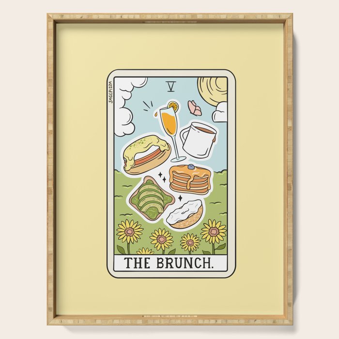 Brunch Reading Serving Tray Gallery Image 1