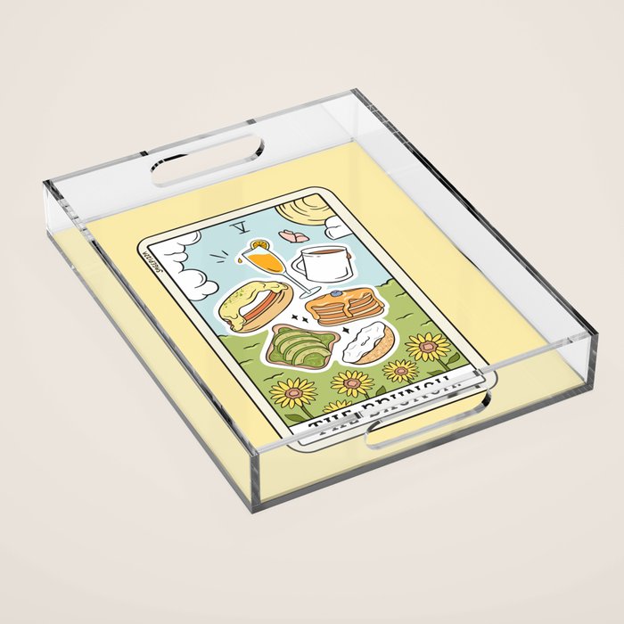 Brunch Reading Acrylic Tray Gallery Image 1