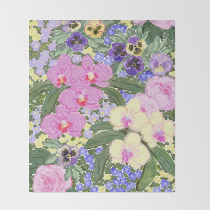 Garden of the soul  Throw Blanket Gallery Image 2