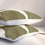 Linocut Houseplant #1 Pillow Sham Gallery Image 3