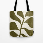Linocut Houseplant #1 Tote Bag Gallery Image 1