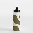 Linocut Houseplant #1 Water Bottle Gallery Image 3