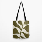 Linocut Houseplant #1 Tote Bag Gallery Image 2