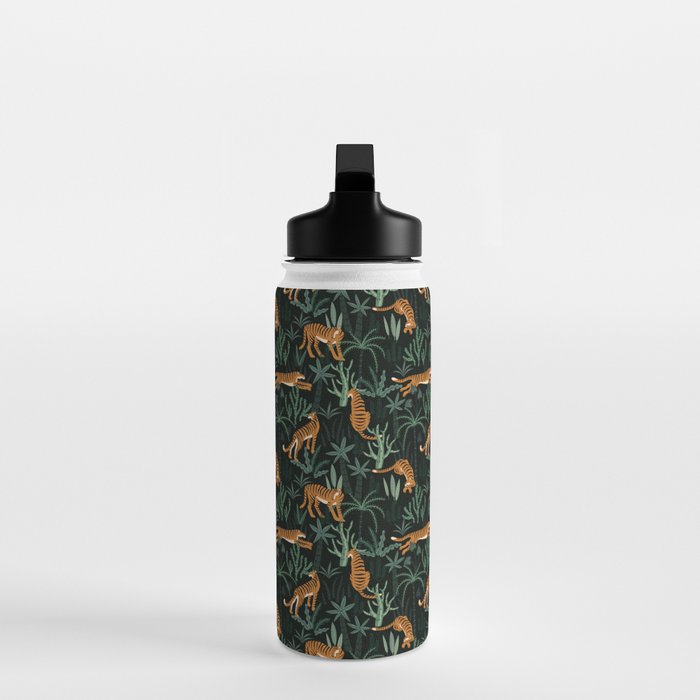 Evening Prowl, Tiger Prints Water Bottle Gallery Image 3