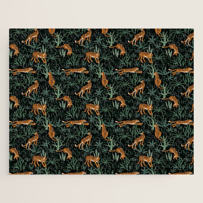 Evening Prowl, Tiger Prints Jigsaw Puzzle Gallery Image 1