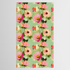 Bold Impressionist Floral Pattern Tablecloth Gallery Image 2