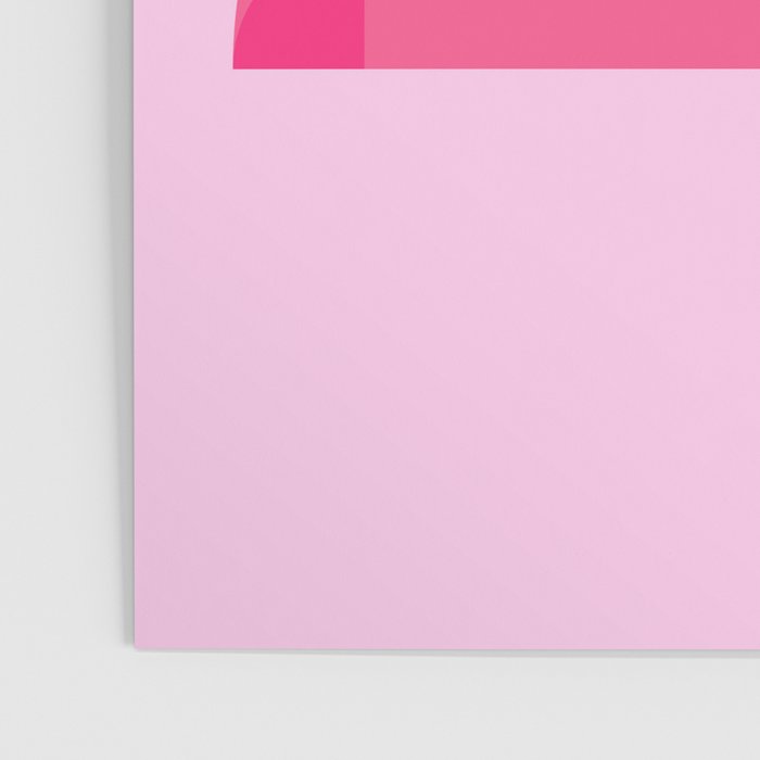 Geometric flamingo Poster Gallery Image 3