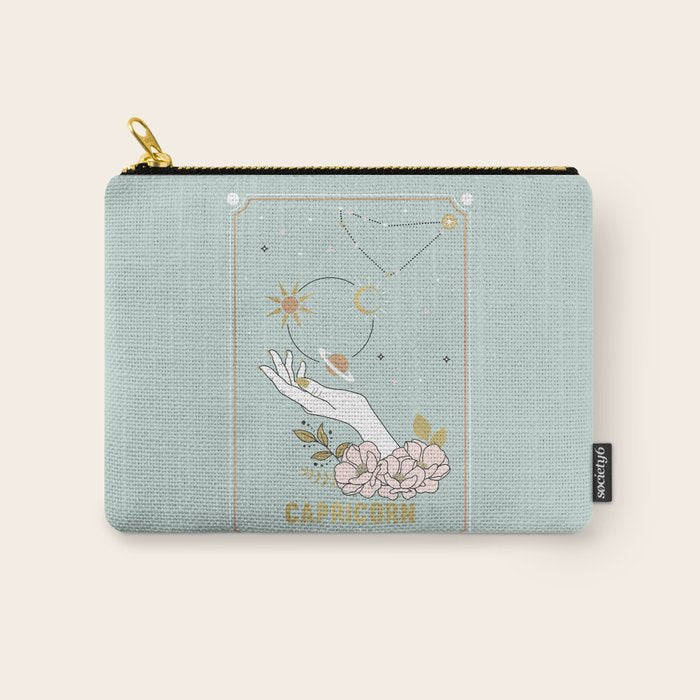 Capricorn Zodiac Series Carry All Pouch Gallery Image 1