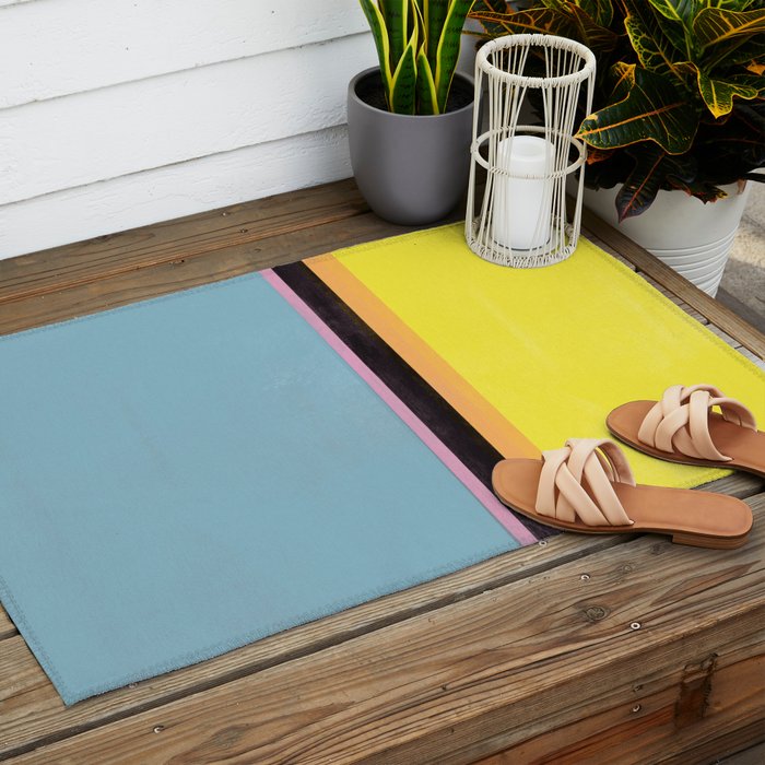stripe study 14 Outdoor Rug Gallery Image 2
