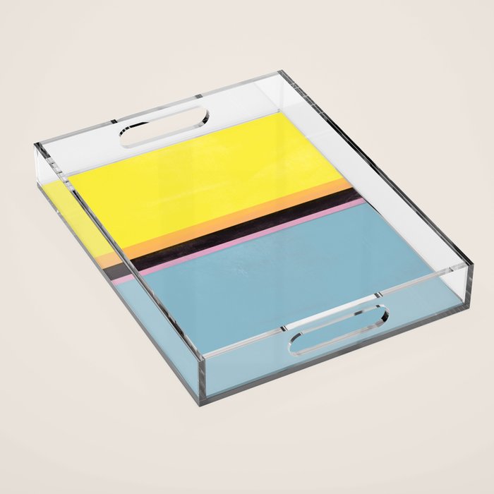 stripe study 14 Acrylic Tray Gallery Image 1