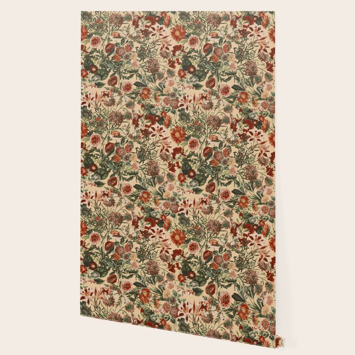 Vintage Flower Garden Wallpaper Gallery Image 2