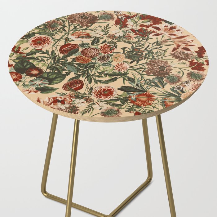 Vintage Flower Garden Side Table Gallery Image 2