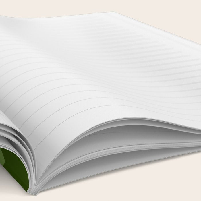 Flower Locus Retro Christmas 60s 70s Floral Pattern Xmas Green Red Cream Notebook Gallery Image 2