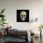 Skull Anatomy - Dark Version Wood Wall Art Gallery Image 2
