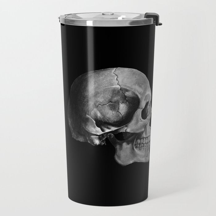 Skull Anatomy - Dark Version Travel Mug Gallery Image 2