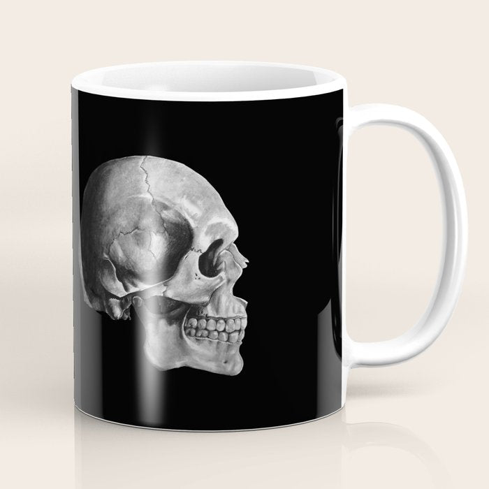 Skull Anatomy - Dark Version Coffee Mug Gallery Image 1