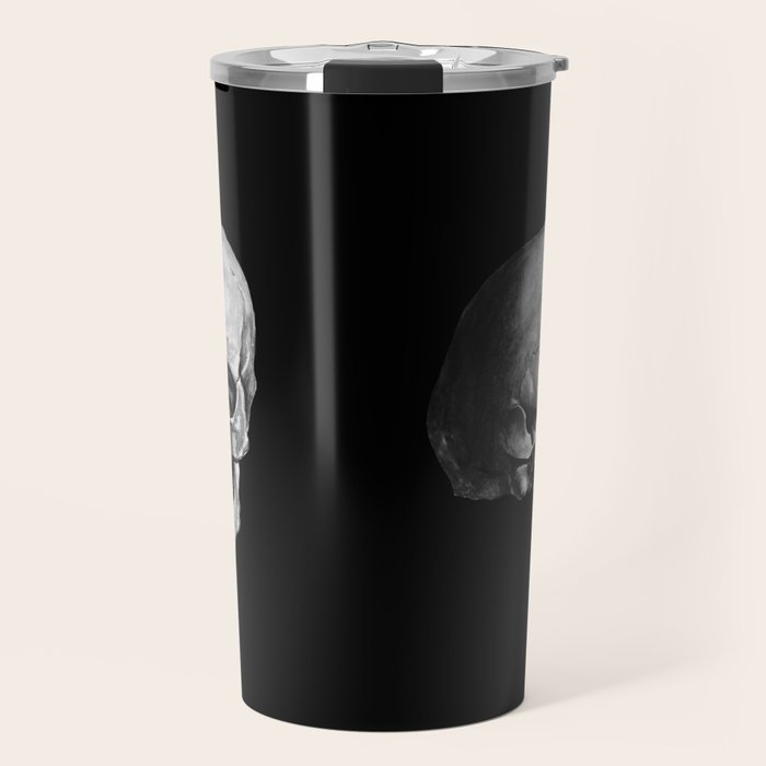 Skull Anatomy - Dark Version Travel Mug Gallery Image 1