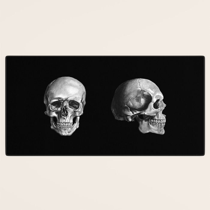 Skull Anatomy - Dark Version Desk Mat Gallery Image 3
