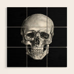 Skull Anatomy - Dark Version Wood Wall Art Gallery Image 1