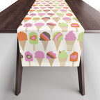 i love ice cream Table Runner Gallery Image 1