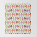 i love ice cream Throw Blanket Gallery Image 2