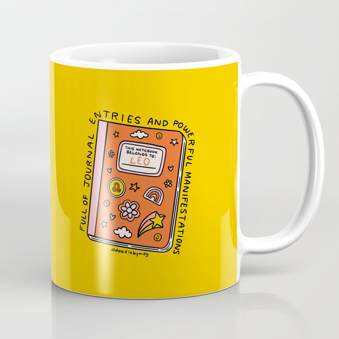 Leo Notebook Coffee Mug Gallery Image 1