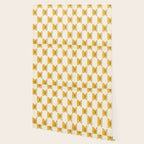 Shape Study in Gold / Geometric Pattern Wallpaper Gallery Image 2