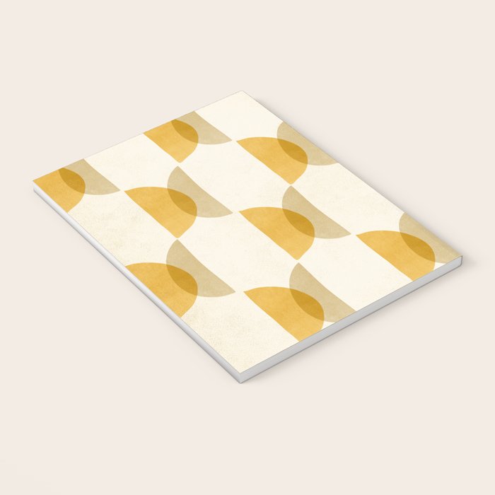 Shape Study in Gold / Geometric Pattern Notebook Gallery Image 3